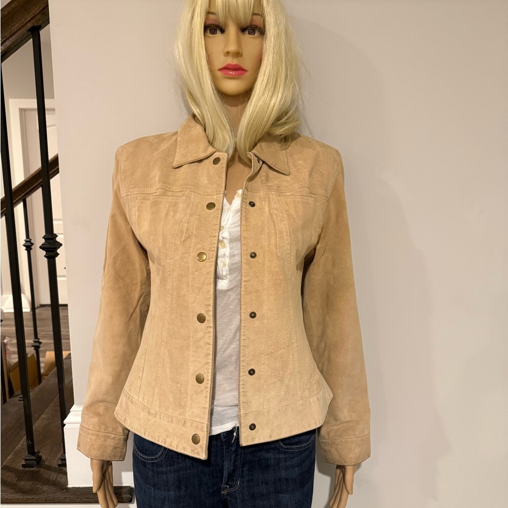 Anonymous by John Carlisle Classic Tan Suede Jean Jacket